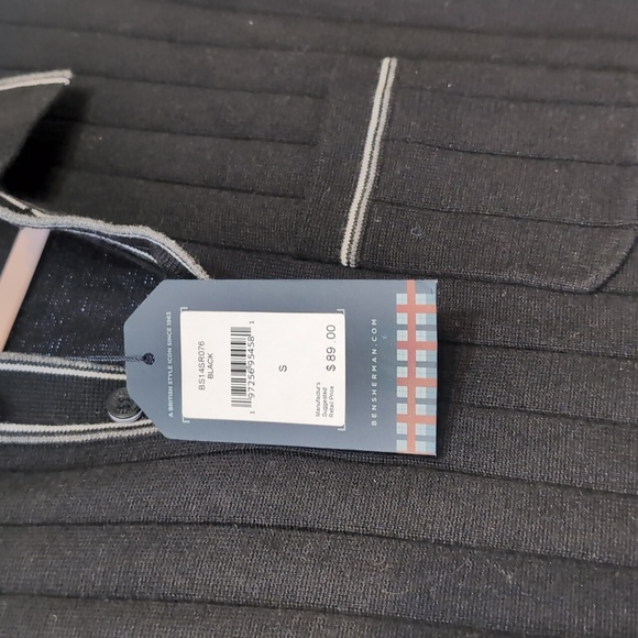 Men's Black Polo Shirt - Picture 2 of 4